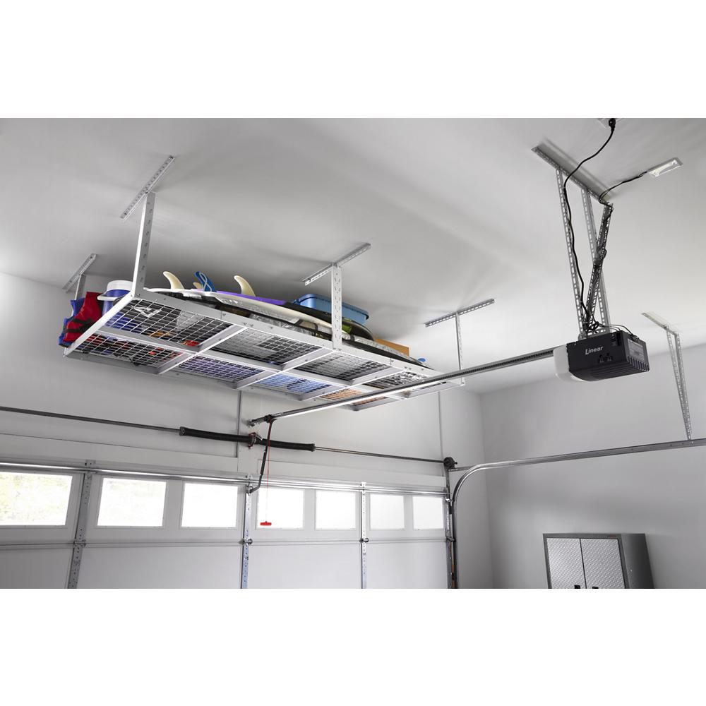 Model: GALS48M4JW | Gladiator Overhead GearLoft™ Storage Rack 4 x 8