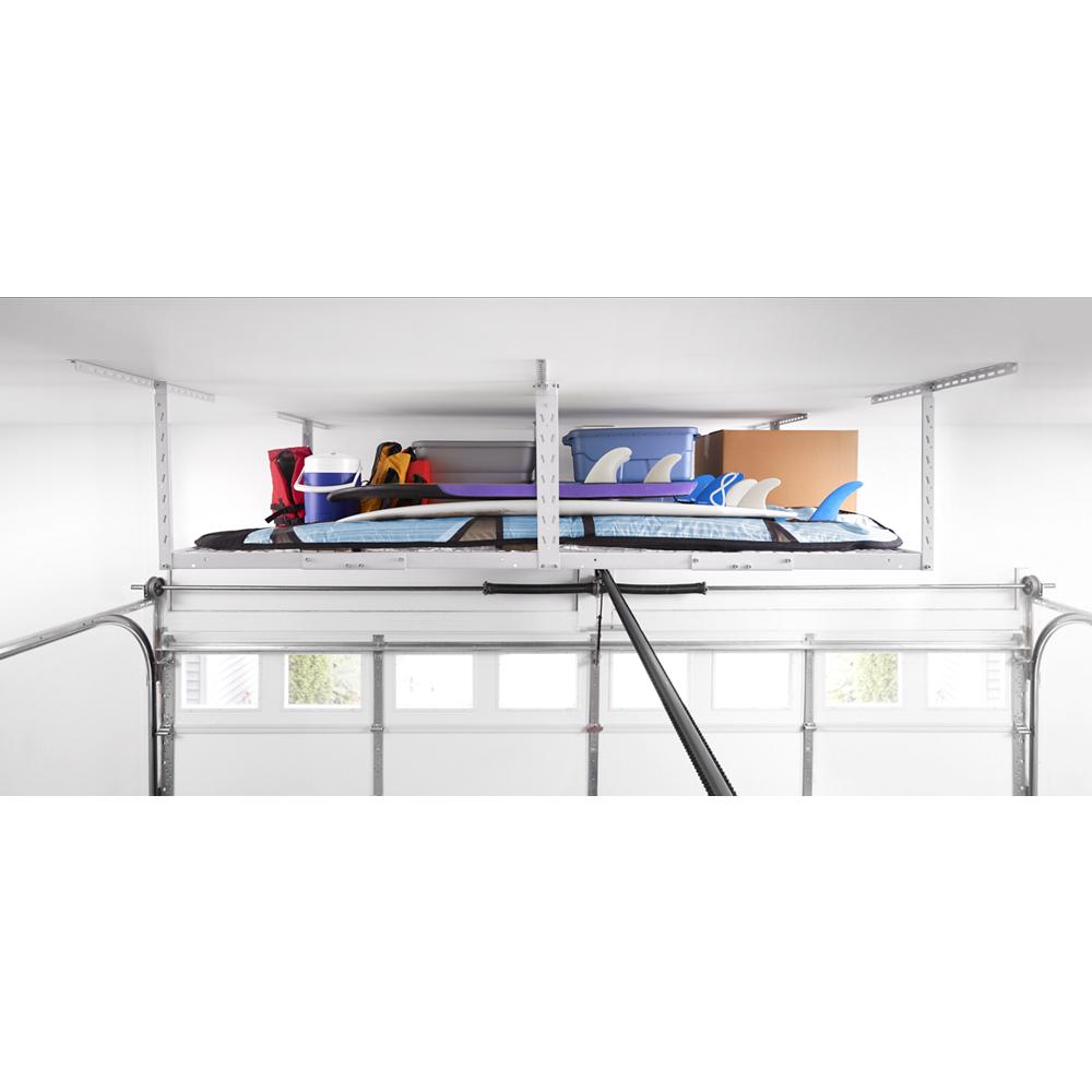 Model: GALS48M4JW | Gladiator Overhead GearLoft™ Storage Rack 4 x 8