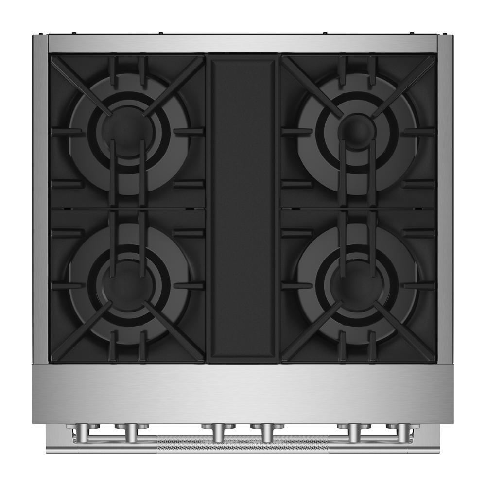Model: JDRP430HL | Jenn-Air RISE™ 30" Dual-Fuel Professional Range