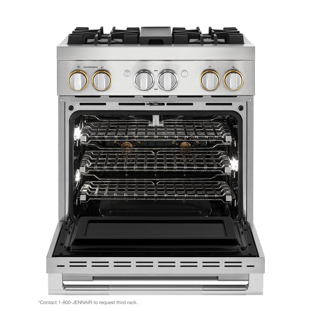 Model: JDRP430HL | Jenn-Air RISE™ 30" Dual-Fuel Professional Range