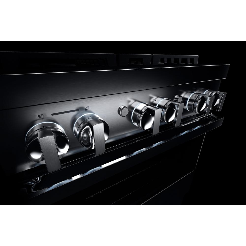 Model: JDRP430HM | Jenn-Air NOIR™ 30" Dual-Fuel Professional Range