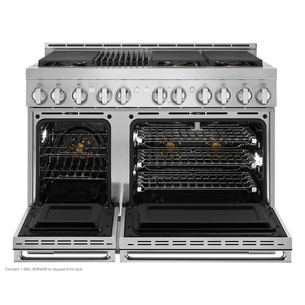 Model: JGRP648HM | Jenn-Air NOIR™ 48" Gas Professional-Style Range with Grill