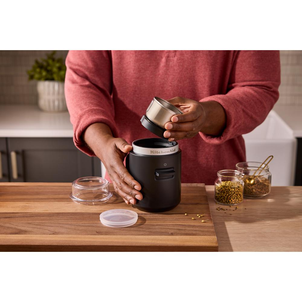 Model: KBGR111BM | KitchenAid KitchenAid Go™ Cordless Blade Coffee Grinder - battery included