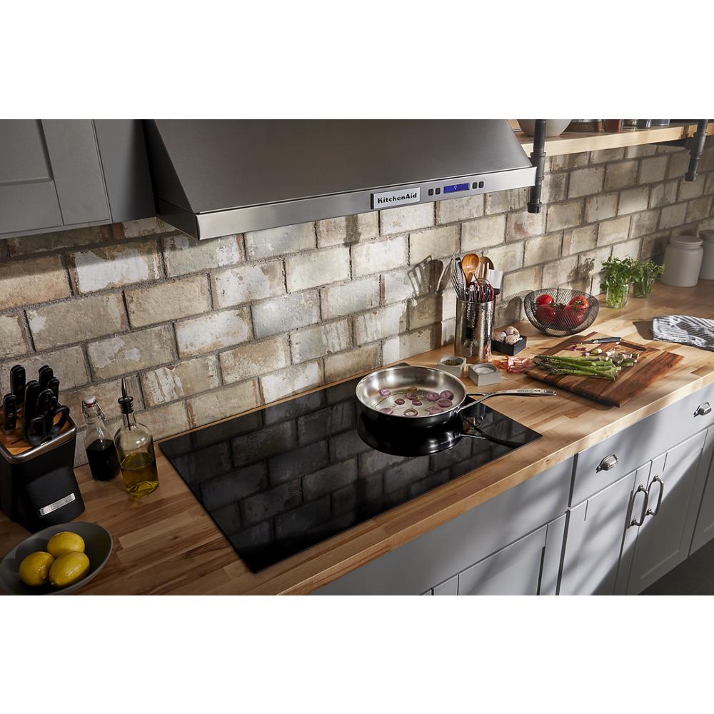 Model: KCES950KBL | KitchenAid 30" Electric Cooktop with 5 Elements and Touch-Activated Controls