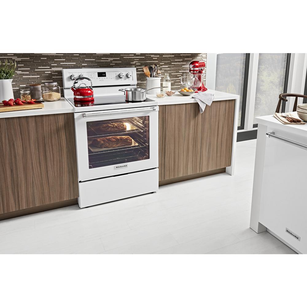 Model: KFEG500EWH-3 | KitchenAid 30-Inch 5-Element Electric Convection Range