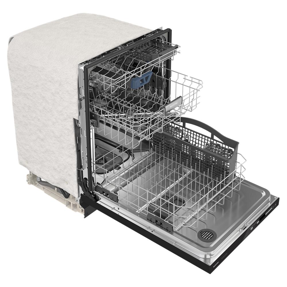 Model: MDB8959SKB | Maytag 24” Top Control Dishwasher with Dual Power Filtration, PowerBlast® Cycle and 3rd Level Rack - 47 dBA