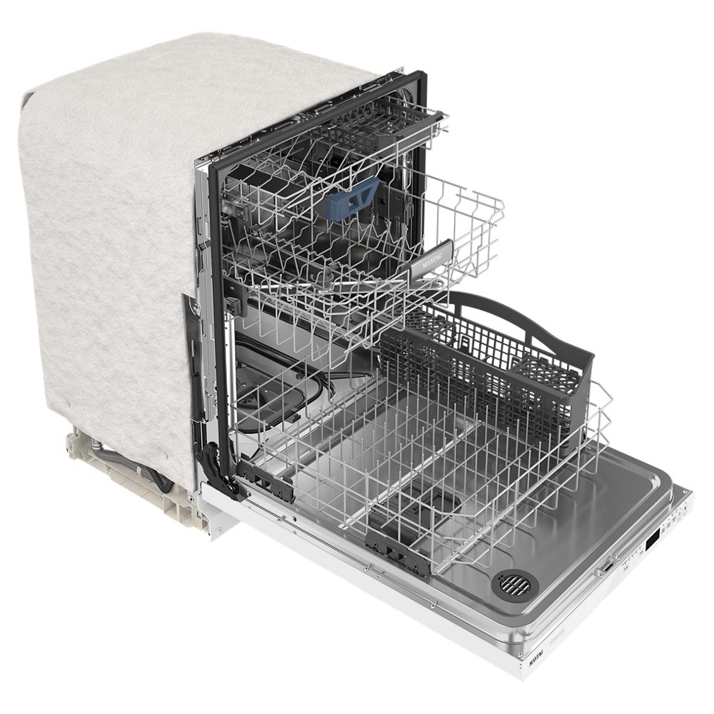 Model: MDB8959SKW | Maytag 24” Top Control Dishwasher with Dual Power Filtration, PowerBlast® Cycle and 3rd Level Rack - 47 dBA
