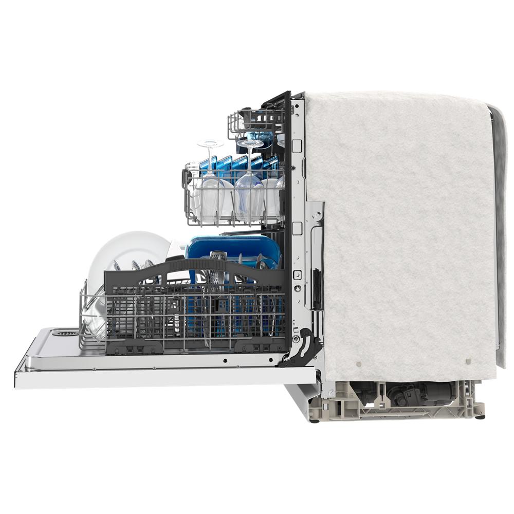 Model: MDB8959SKW | Maytag 24” Top Control Dishwasher with Dual Power Filtration, PowerBlast® Cycle and 3rd Level Rack - 47 dBA