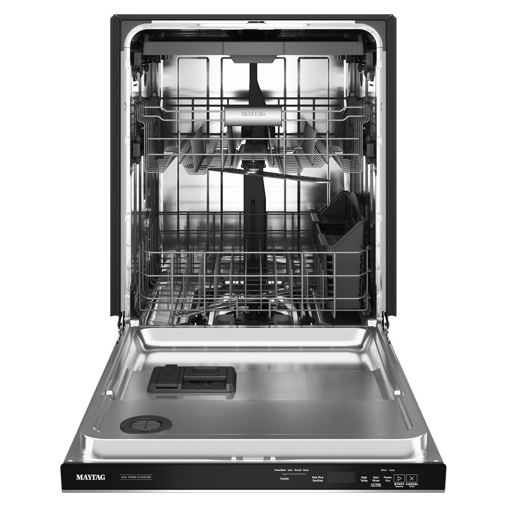 Model: MDPS6124RZ-OB | Maytag Third Rack Dishwasher with Pet Pro Sanitization Cycle