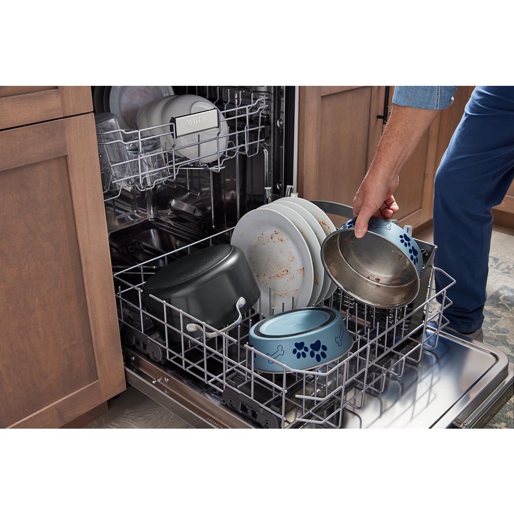 Model: MDPS6124RZ-OB | Maytag Third Rack Dishwasher with Pet Pro Sanitization Cycle