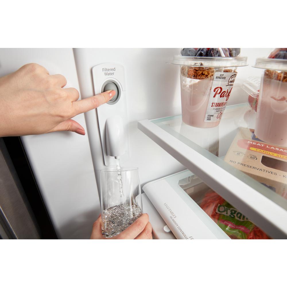 Model: MRFF4136RZ-3 | Maytag Maytag® 36 Inch Wide French Door Bottom Mount Refrigerator with Max Cool Setting - 25 Cu. Ft.