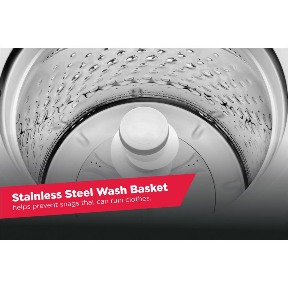 Model: NTW4519JW-CL | Amana LARGE CAPACITY TOP LOAD WASHER WITH HIGH-EFFICIENCY AGITATOR