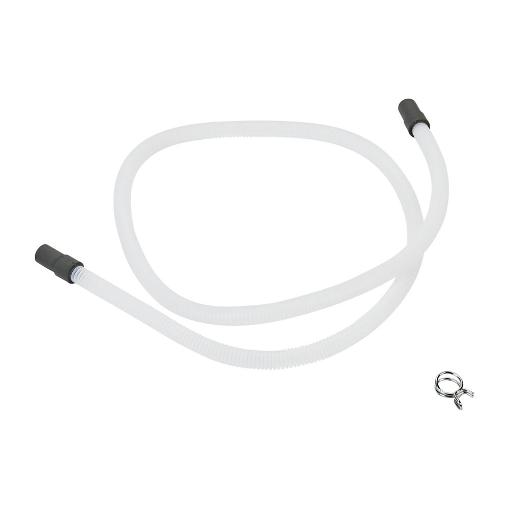 Model: W11441078 | Unbranded 4' Transparent Washer Drain Hose with 1 clamp that fits WCD3090JW, WCD5090JW, YWCD3090JW