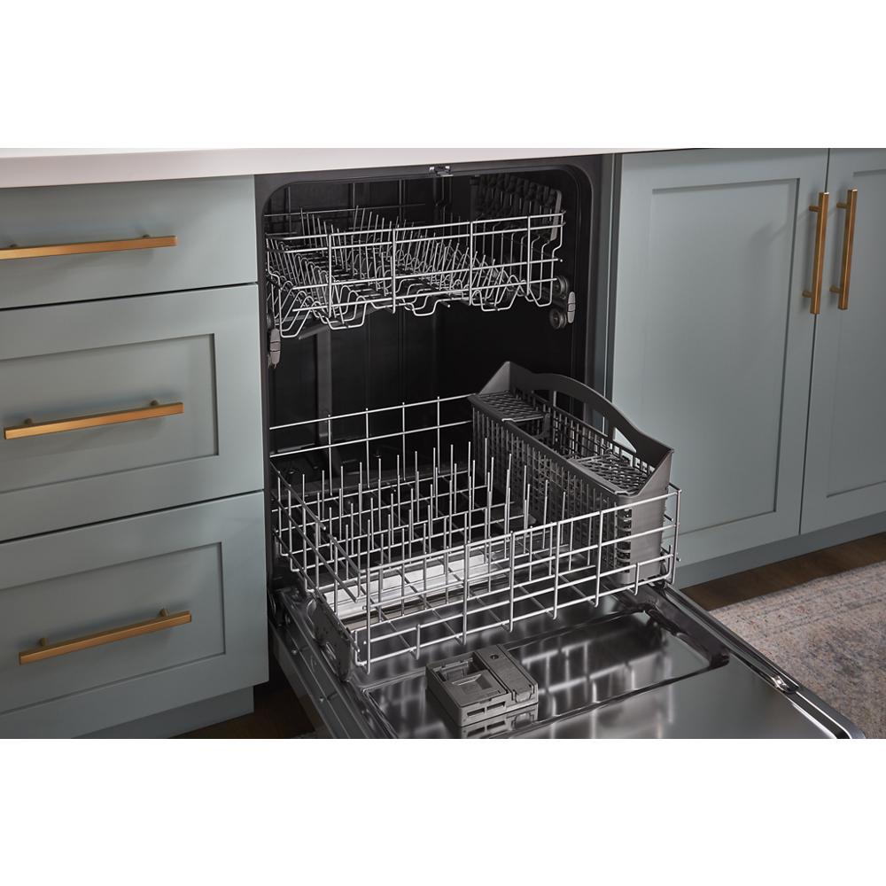Model: WDP560HAMW | Whirlpool Quiet Dishwasher with Adjustable Upper Rack