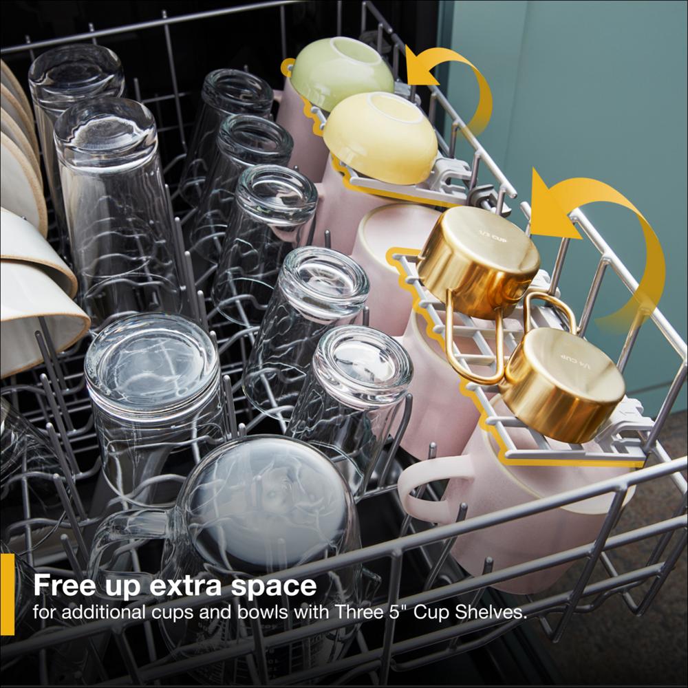 Model: WDT540HAMZ | Whirlpool Fingerprint Resistant Quiet Dishwasher with Boost Cycle