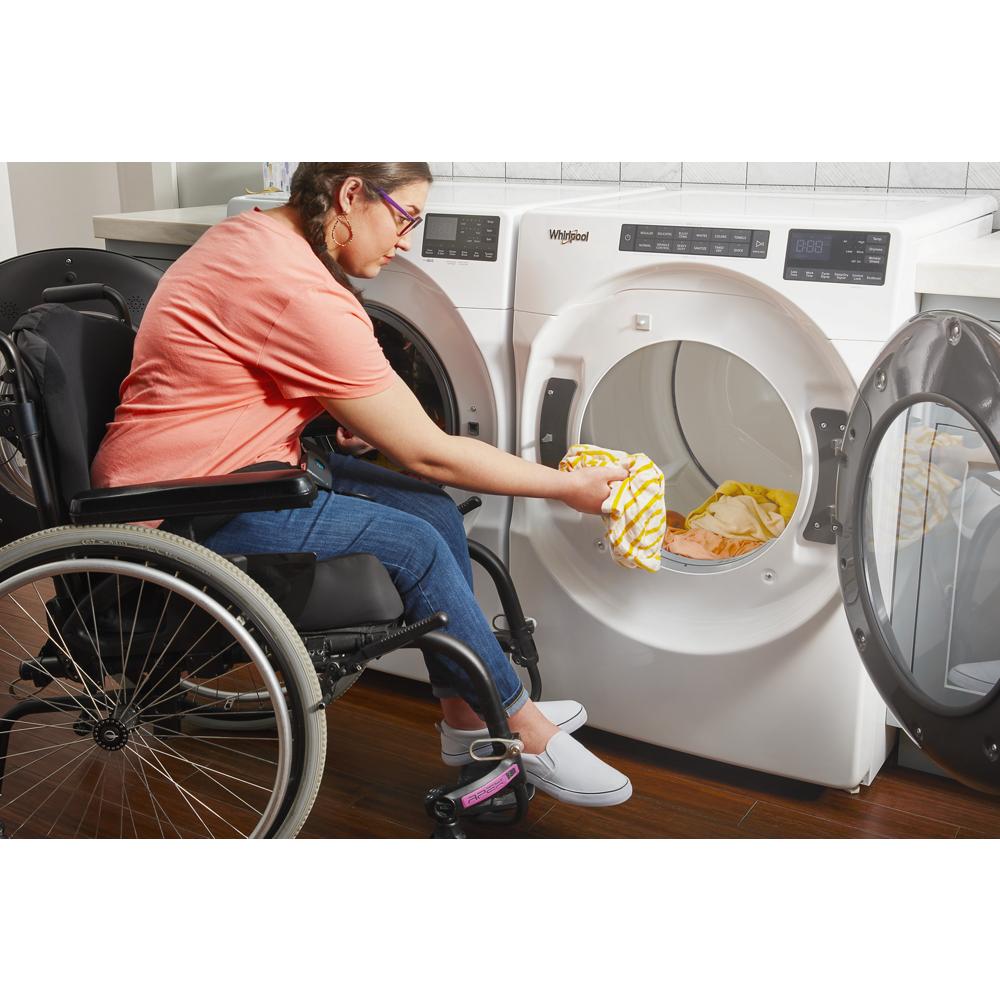 Model: WGD5605MW | Whirlpool 7.4 Cu. Ft. Gas Wrinkle Shield Dryer