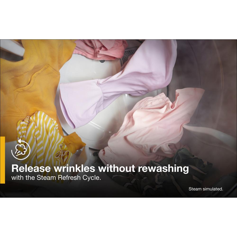 Model: WGD6605MW | Whirlpool 7.4 Cu. Ft. Gas Wrinkle Shield Dryer with Steam