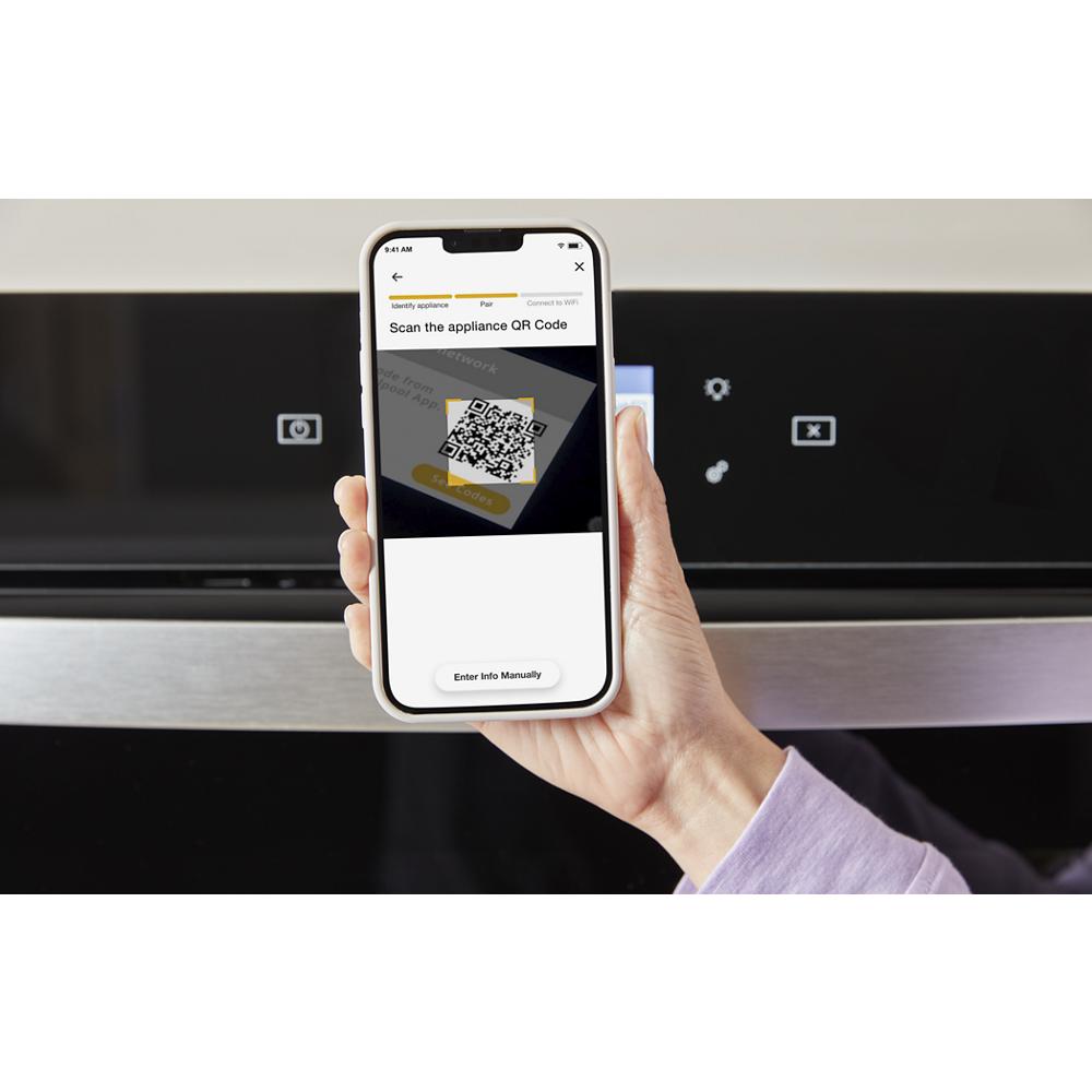 Model: WOED5027LZ | Whirlpool 8.6 Total Cu. Ft. Double Wall Oven with Air Fry When Connected