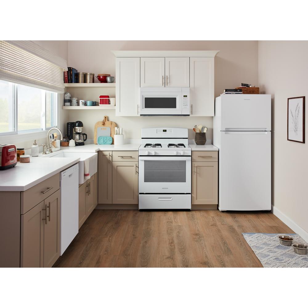 Model: ADB1400AMW-CL | Amana Dishwasher with Triple Filter Wash System