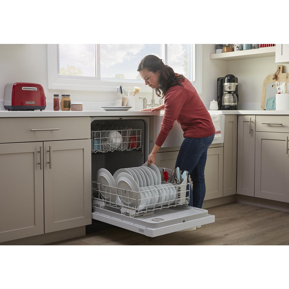 Model: ADB1400AMW-CL | Amana Dishwasher with Triple Filter Wash System