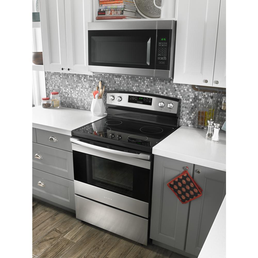Model: AMV2307PFS-CL | Amana 1.6 Cu. Ft. Over-the-Range Microwave with Add 0:30 Seconds