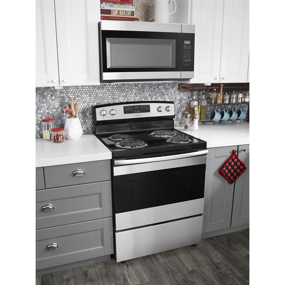 Model: AMV2307PFS-CL | Amana 1.6 Cu. Ft. Over-the-Range Microwave with Add 0:30 Seconds