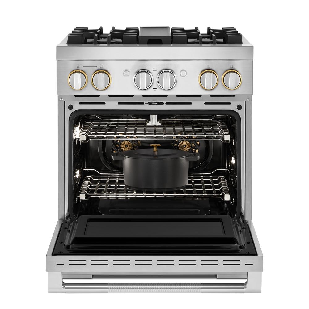 Model: JDRP430HL | Jenn-Air RISE™ 30" Dual-Fuel Professional Range
