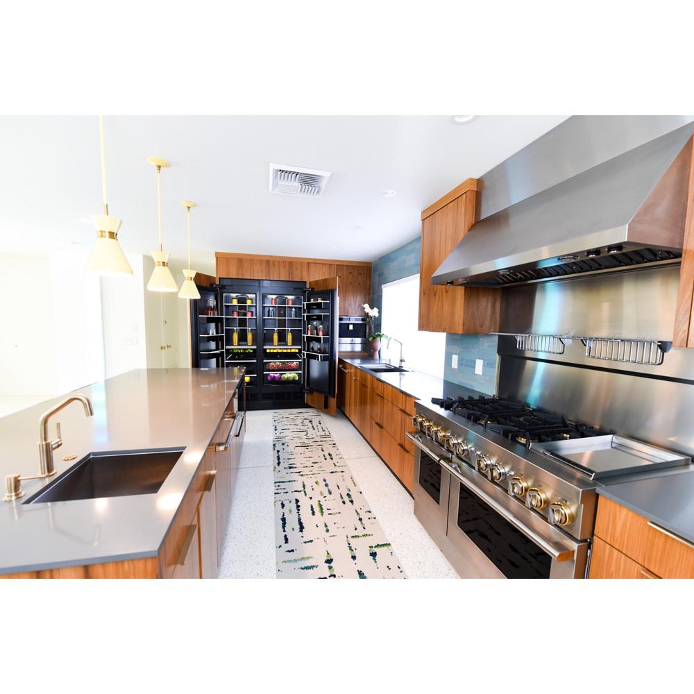 Model: JDRP548HL | Jenn-Air RISE™ 48" Dual-Fuel Professional Range with Chrome-Infused Griddle