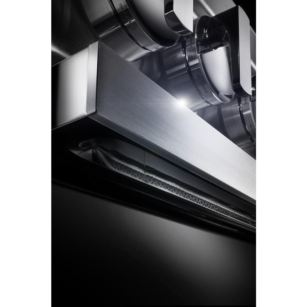 Model: JDRP748HM | Jenn-Air NOIR™ 48" Dual-Fuel Professional-Style Range with Chrome-Infused Griddle and Grill