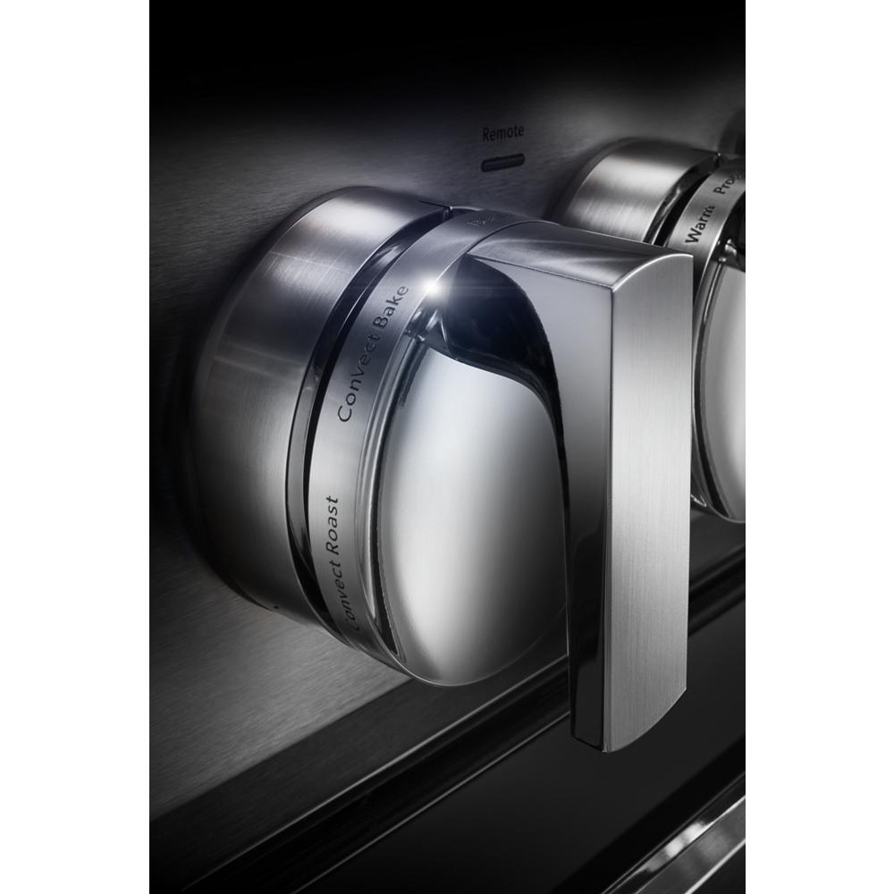 Model: JDRP748HM | Jenn-Air NOIR™ 48" Dual-Fuel Professional-Style Range with Chrome-Infused Griddle and Grill