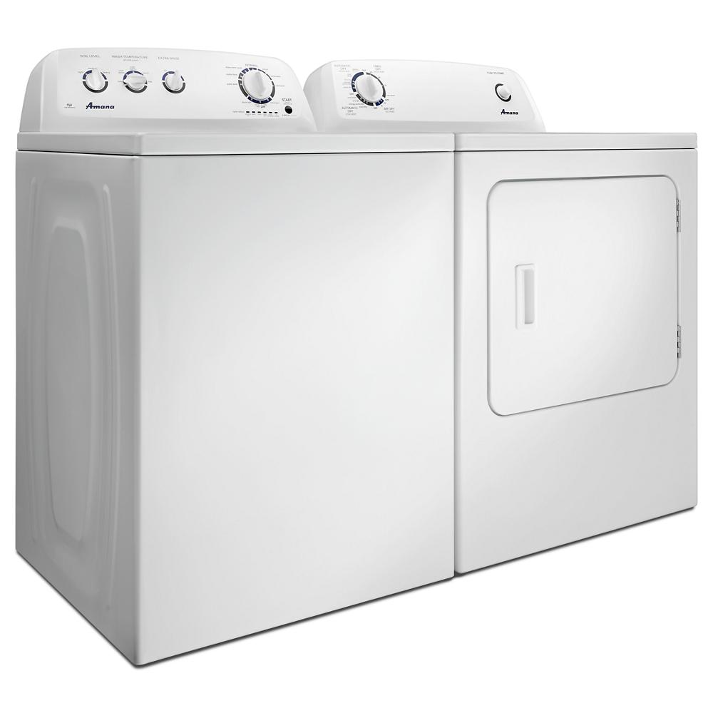 Model: NED4655EW-CL | Amana 6.5 cu. ft. Electric Dryer with Wrinkle Prevent Option