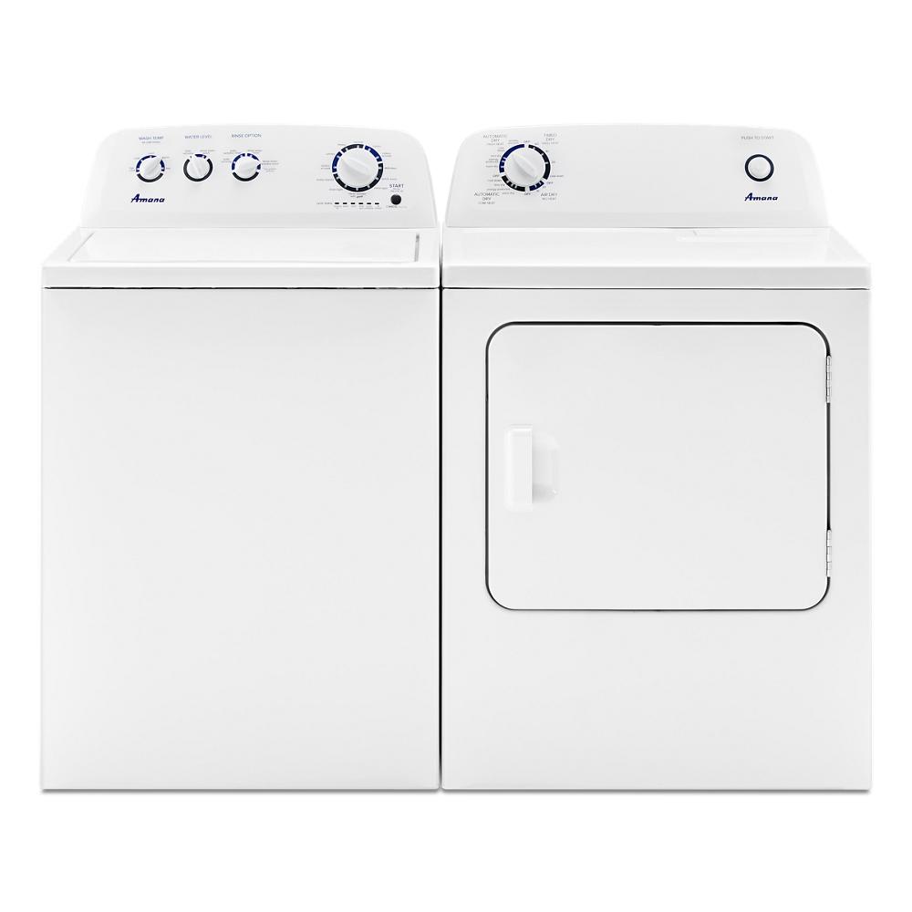 Model: NED4655EW-CL | Amana 6.5 cu. ft. Electric Dryer with Wrinkle Prevent Option