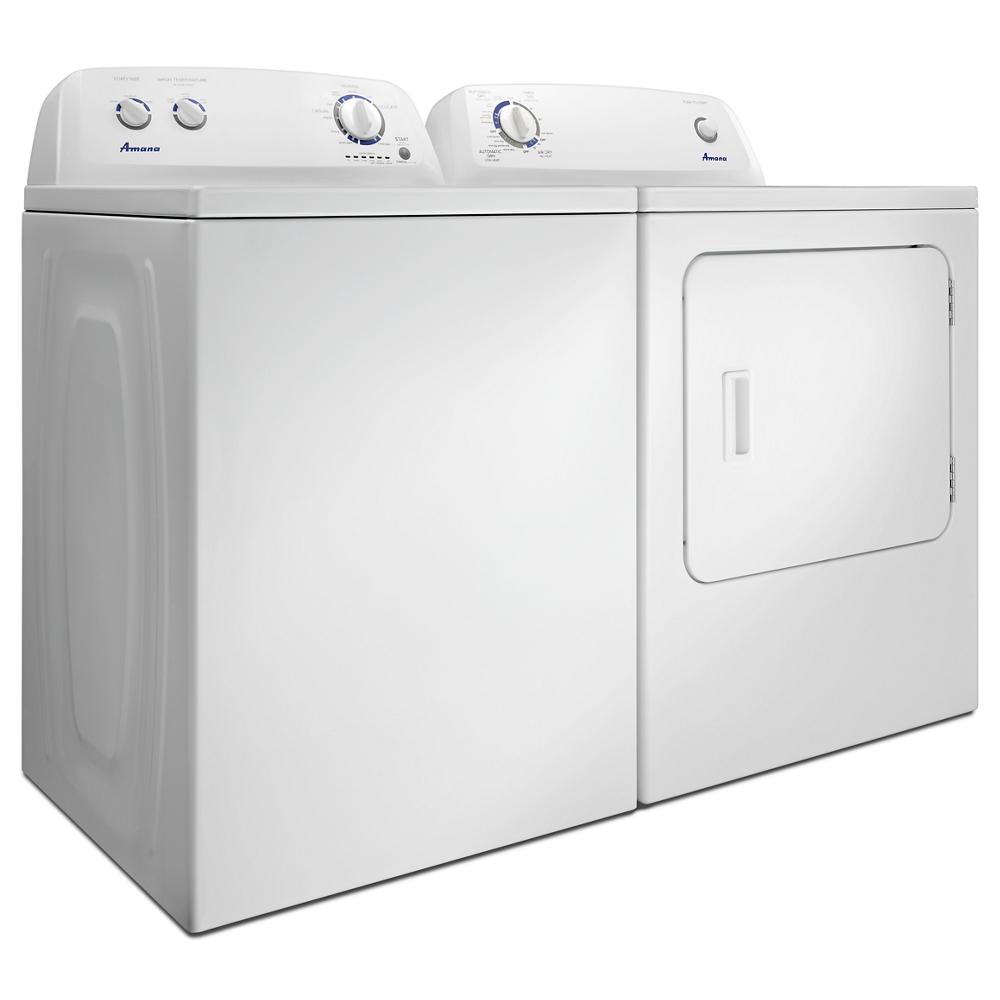 Model: NED4655EW-CL | Amana 6.5 cu. ft. Electric Dryer with Wrinkle Prevent Option