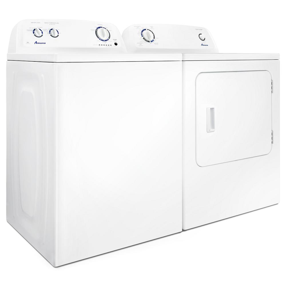 Model: NGD4655EW-CL | Amana 6.5 cu. ft. Gas Dryer with Wrinkle Prevent Option