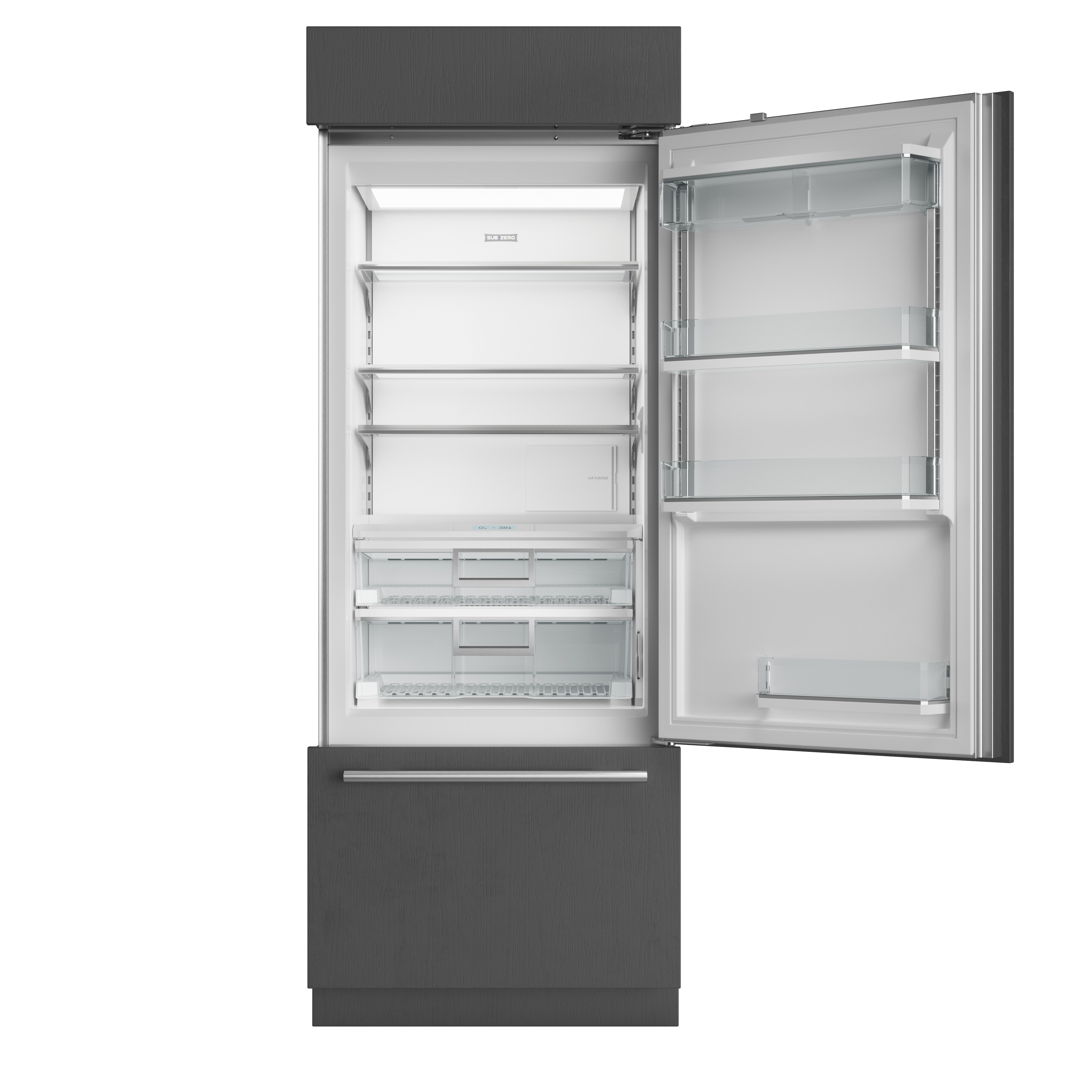 Model: CL3050UID/S/P/L | Sub-Zero 30" Classic Over-and-Under Refrigerator/Freezer with Internal Dispenser