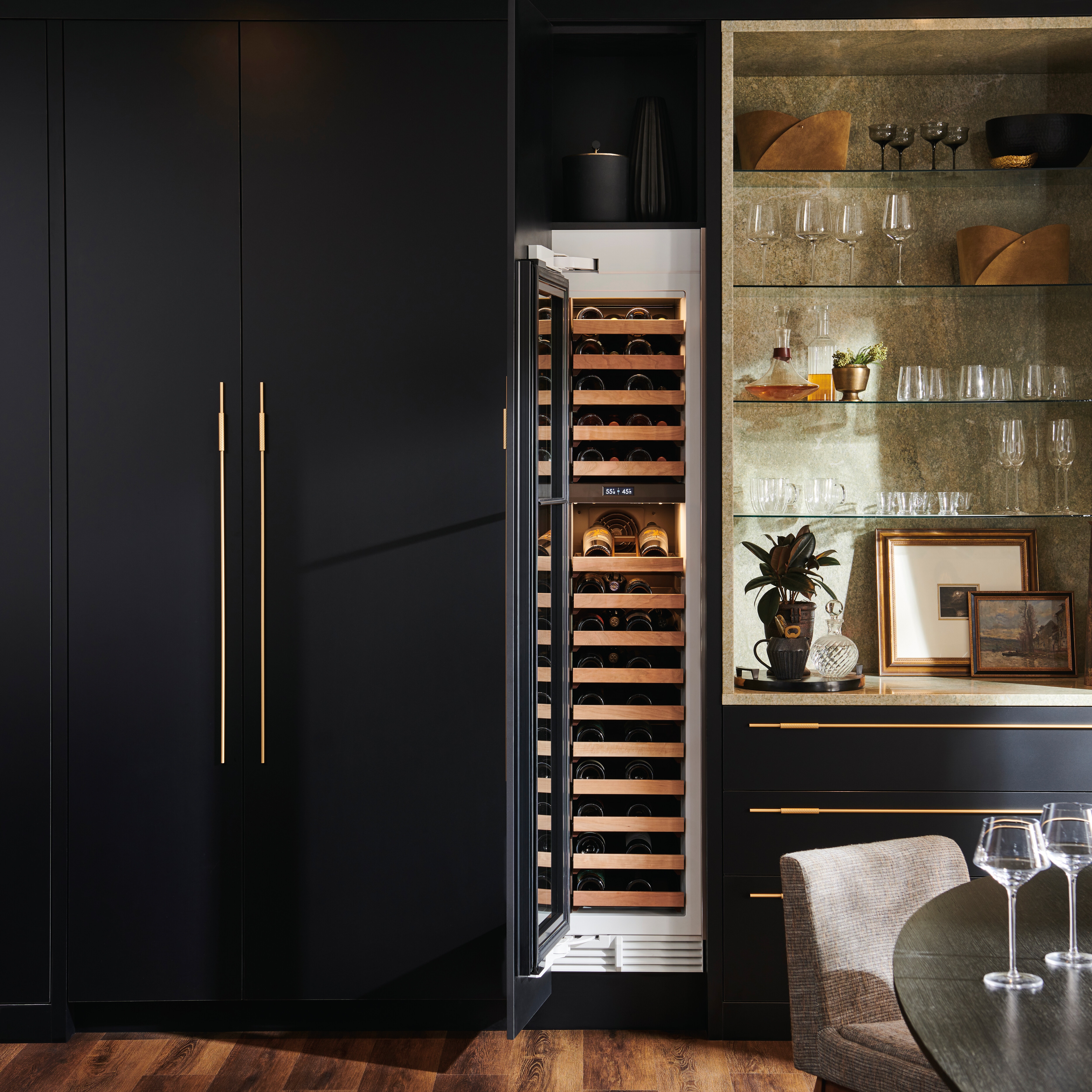 Model: DEC1850WA/L | Sub-Zero 18" Designer Wine Storage - Panel Ready