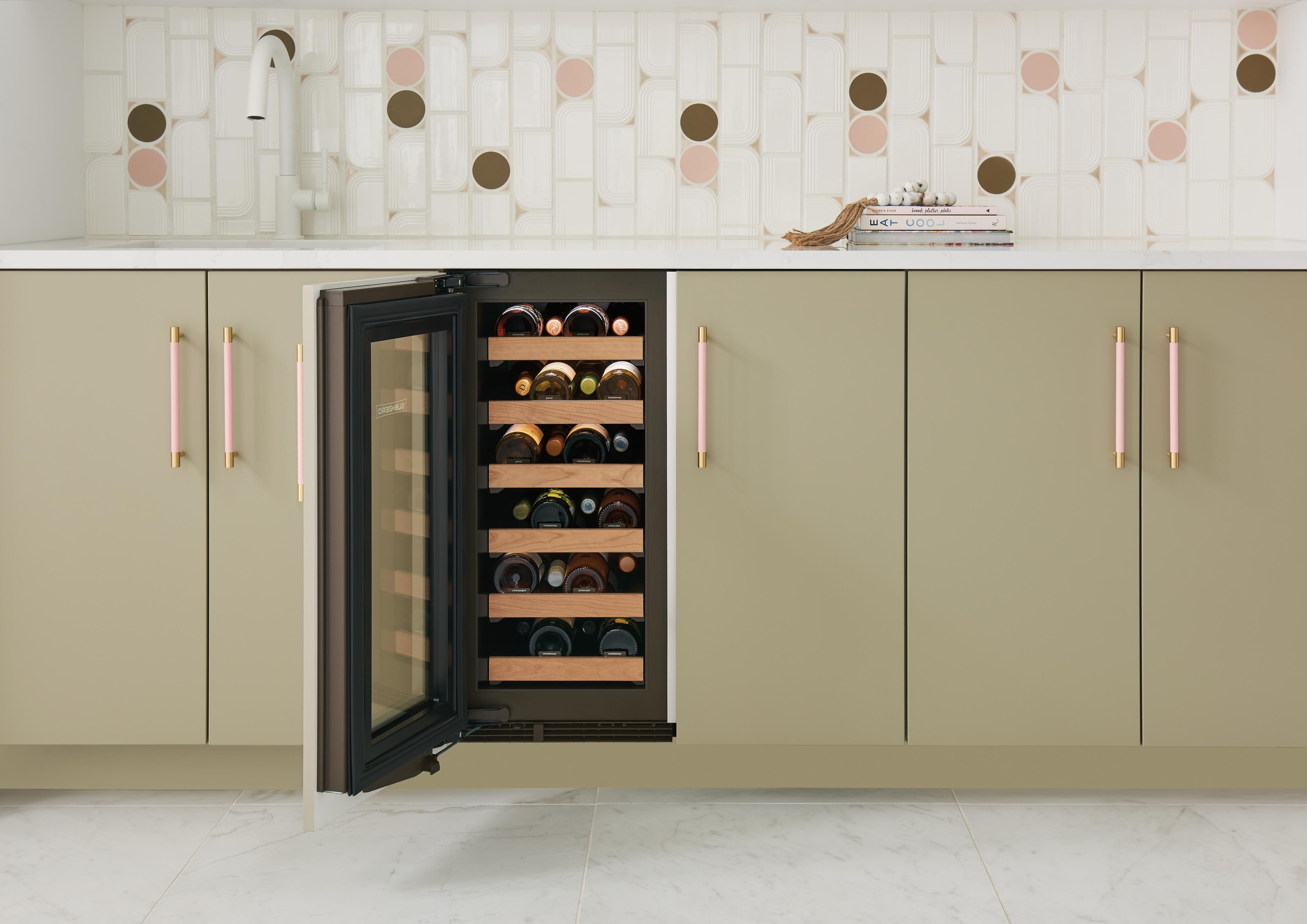 Model: DEU1550WA/L | Sub-Zero 15" Designer Undercounter Wine Storage - Panel Ready - High Altitude -Left Hinge
