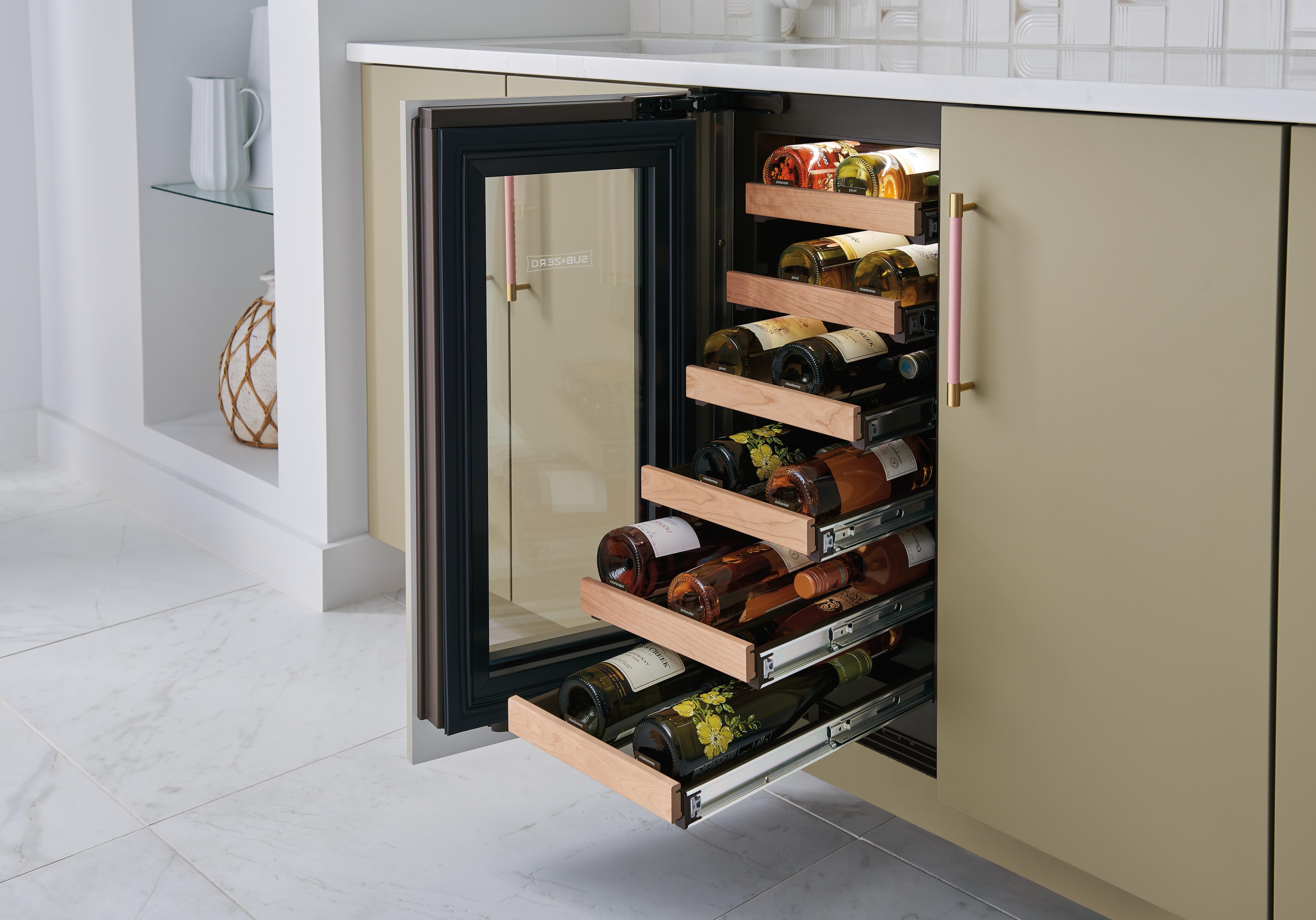 Model: DEU1550WA/L | Sub-Zero 15" Designer Undercounter Wine Storage - Panel Ready - High Altitude -Left Hinge