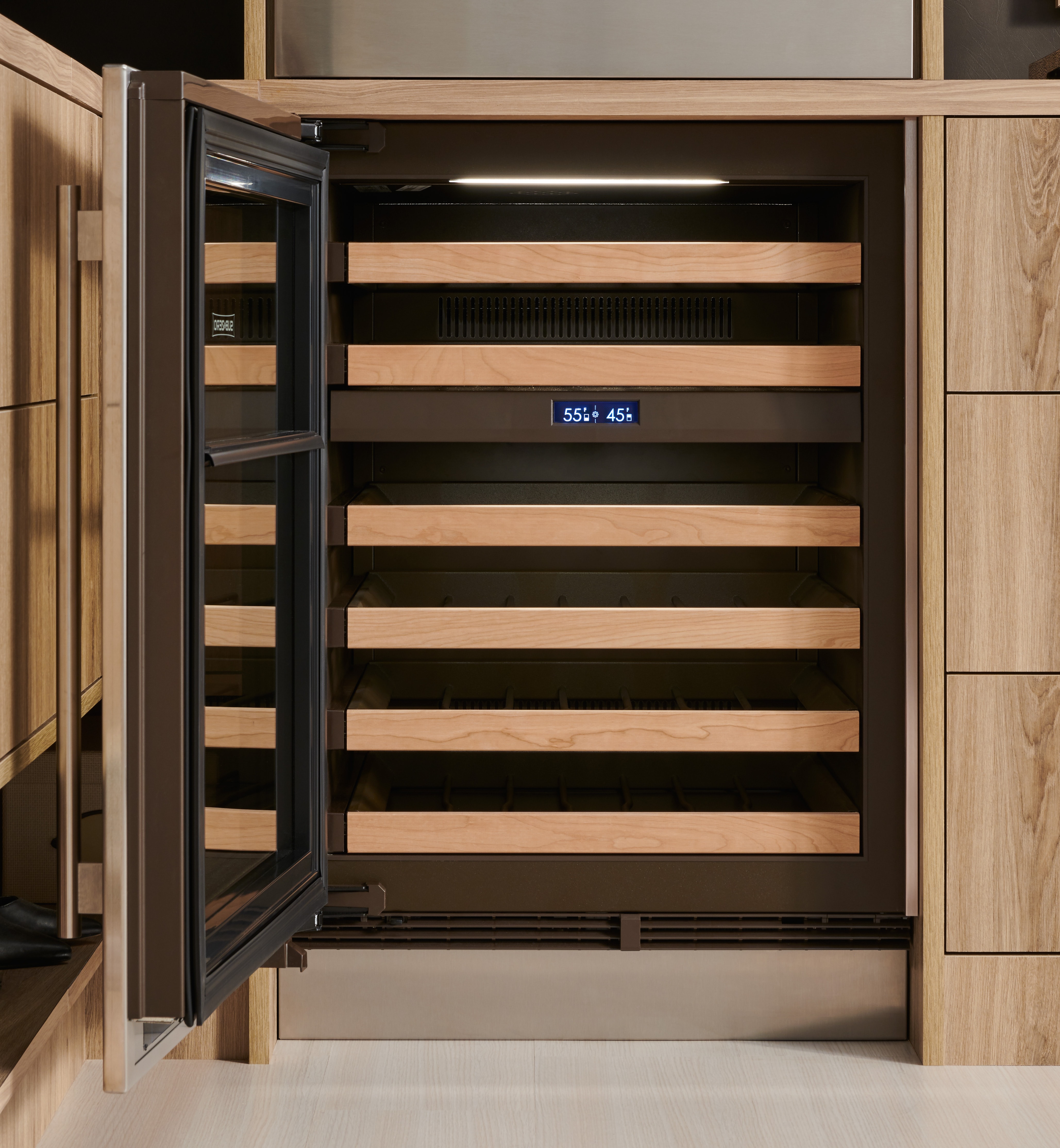 Model: DEU2450WA/R | Sub-Zero 24" Designer Undercounter Wine Storage – Panel Ready - High Altitude - Right Hinge