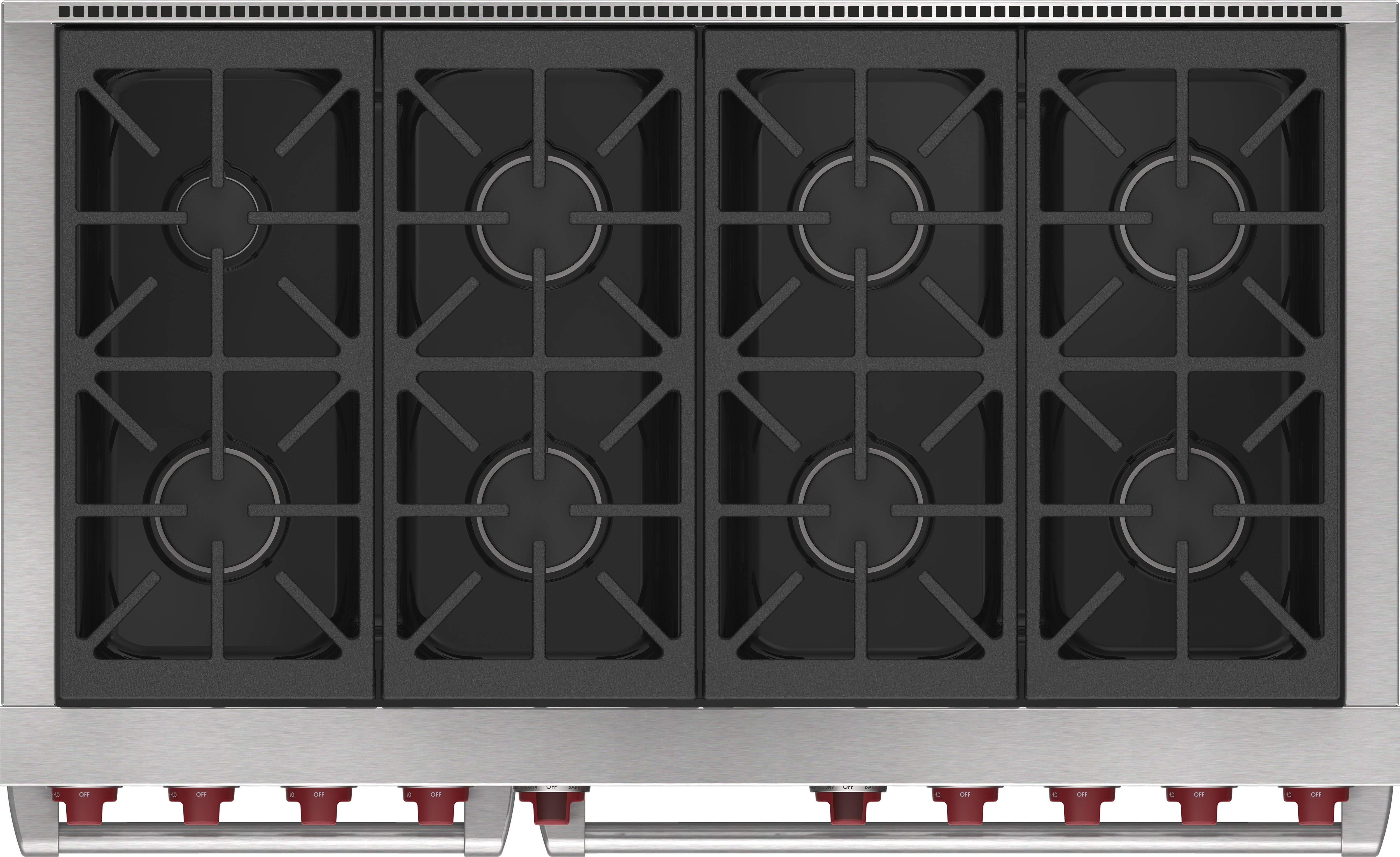 Model: DF48850/S/P | Wolf 48" Dual Fuel Range - 8 Burners