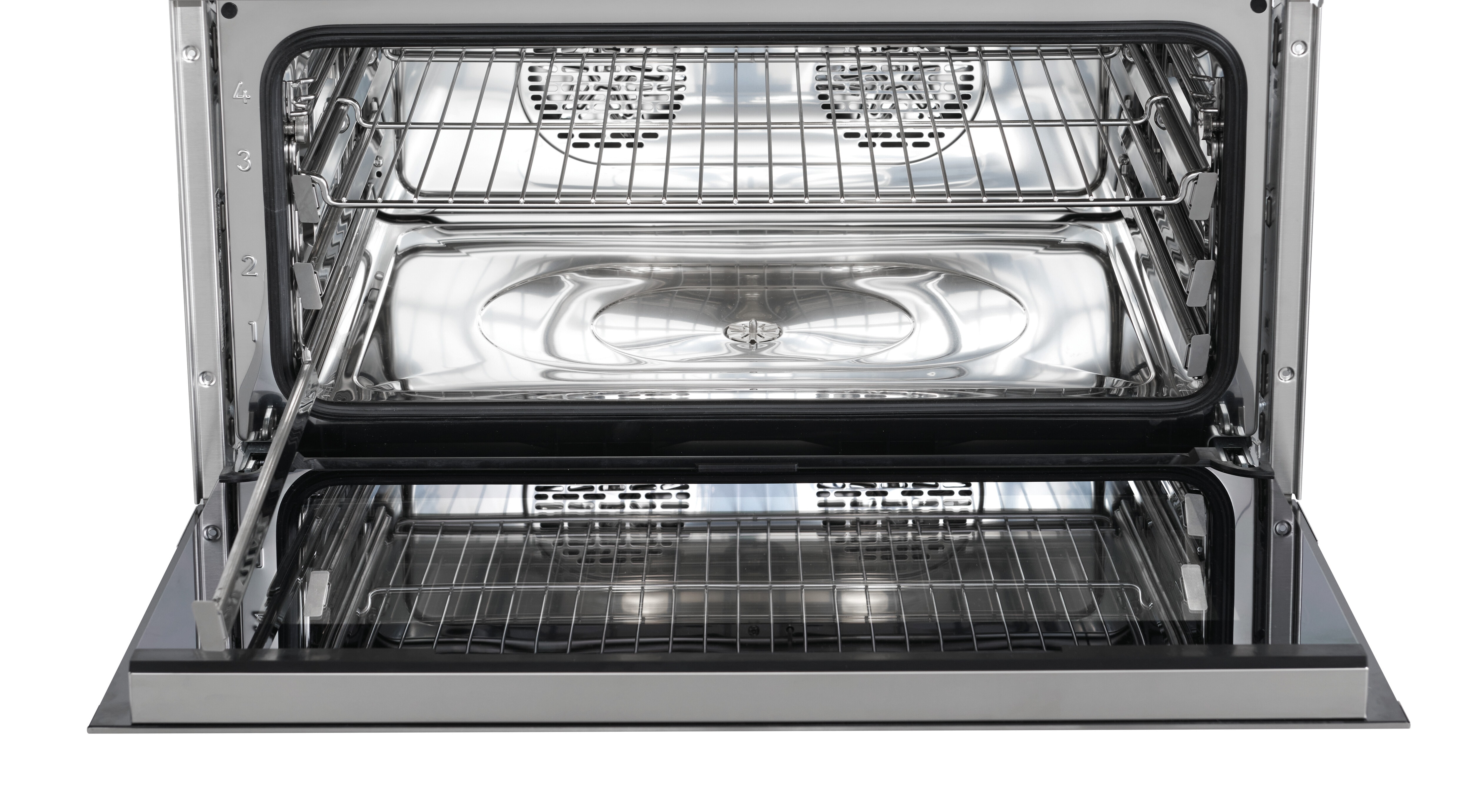 Model: CSOP3050CM/B | Wolf 30" M Series Contemporary Handleless Convection Steam Oven - Plumbed