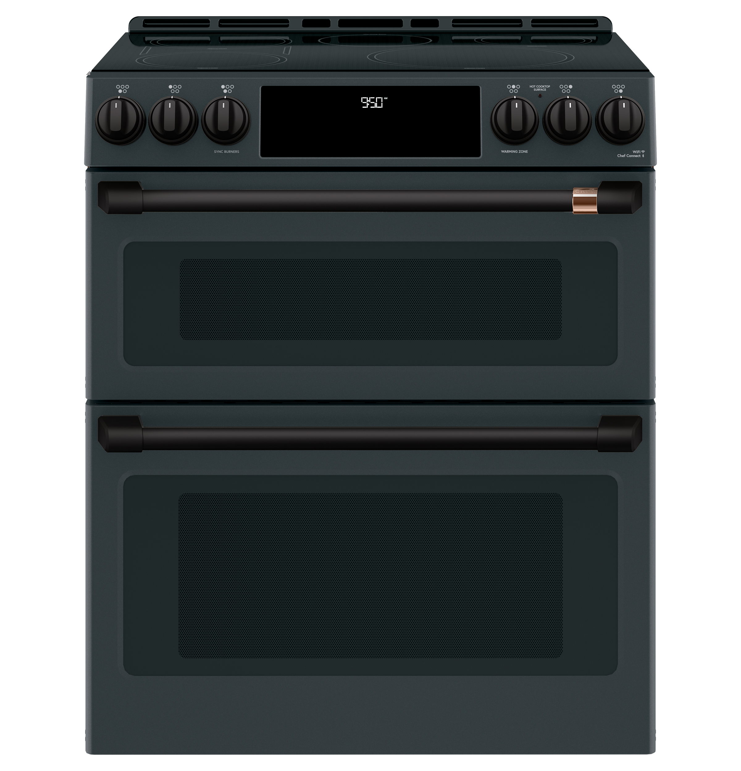 Cafe induction double oven range clearance