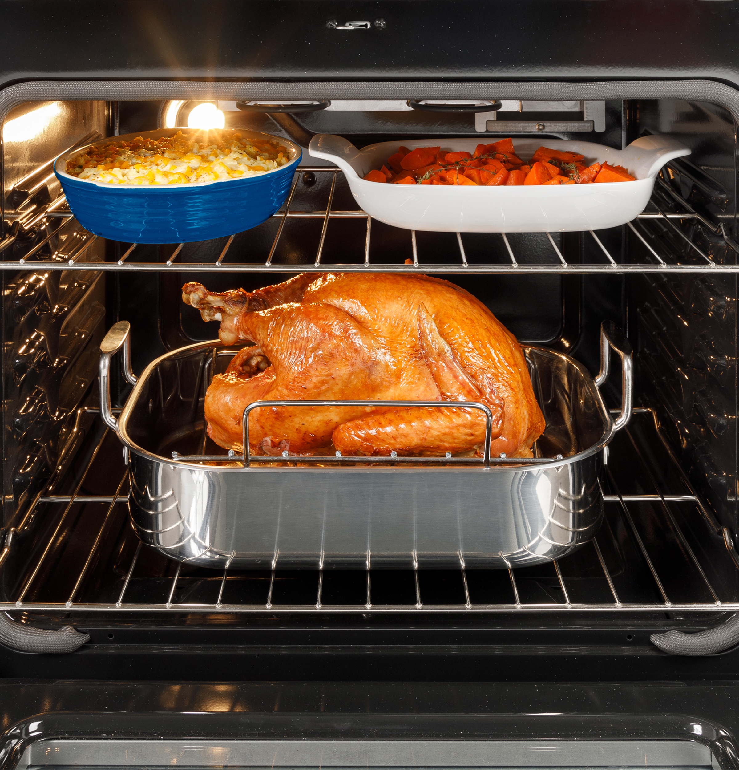Model: GGF500PVES | GE GE® 30" Free-Standing Gas Range with Crisp Mode