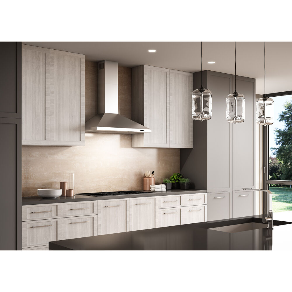 Model: EW4836SS | Broan ELITE 36" Pyramidal Chimney Hood, 400 CFM, Elect Control
