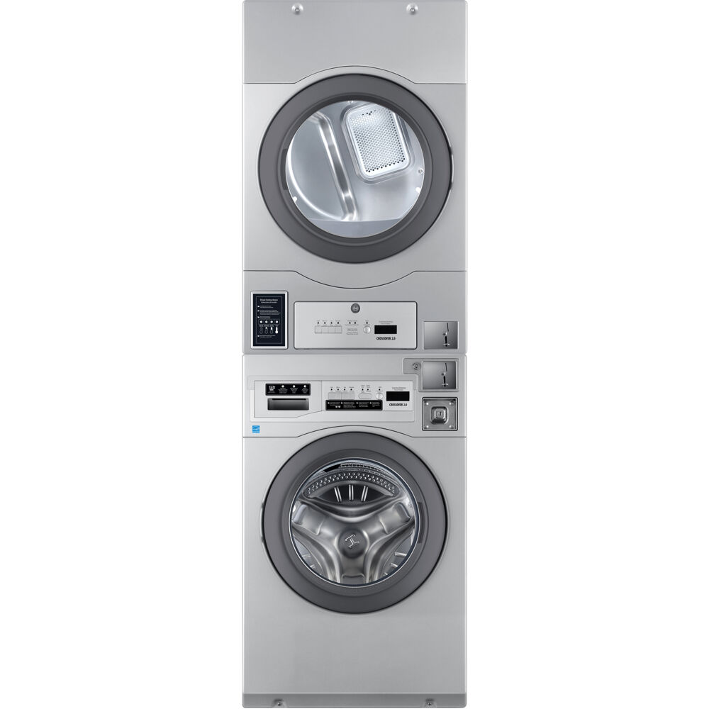 Model: DLHS0817G | Crossover Laundry 7.0 CF Commercial Gas Dryer, Bottom Ctrl (STACKED SETUPS ONLY)