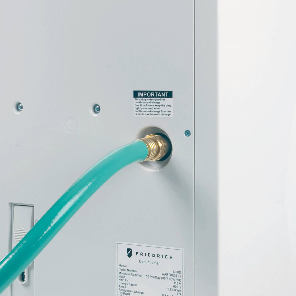 Model: D50B1A | Friedrich 50 Pint Dehumifier, White, 115V