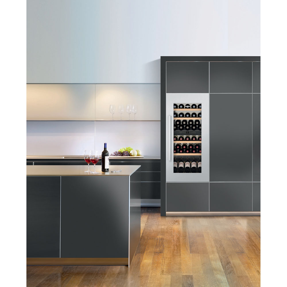 Model: HW-4800 | Liebherr Built-In Wine Cabinet 24", 2 Zone, Right Hinge