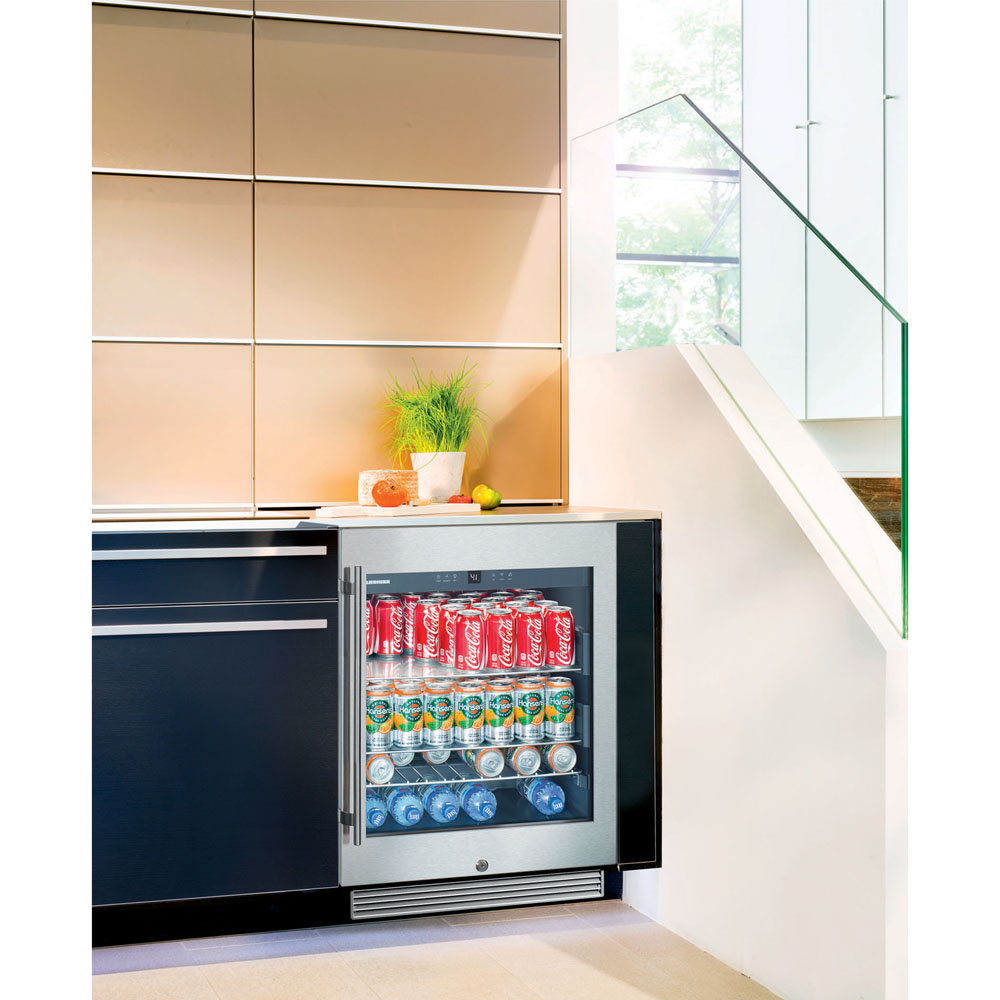 Model: RU-510 | Liebherr Undercounter Beverage Center 24", Lock, Reversible Door