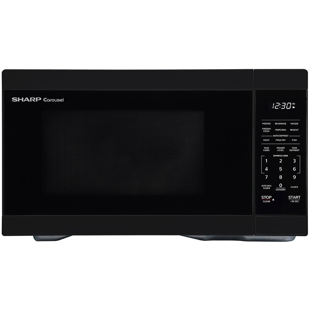 Model: SMC1161HB | Sharp Appliances 1.1 CF Countertop Microwave Oven