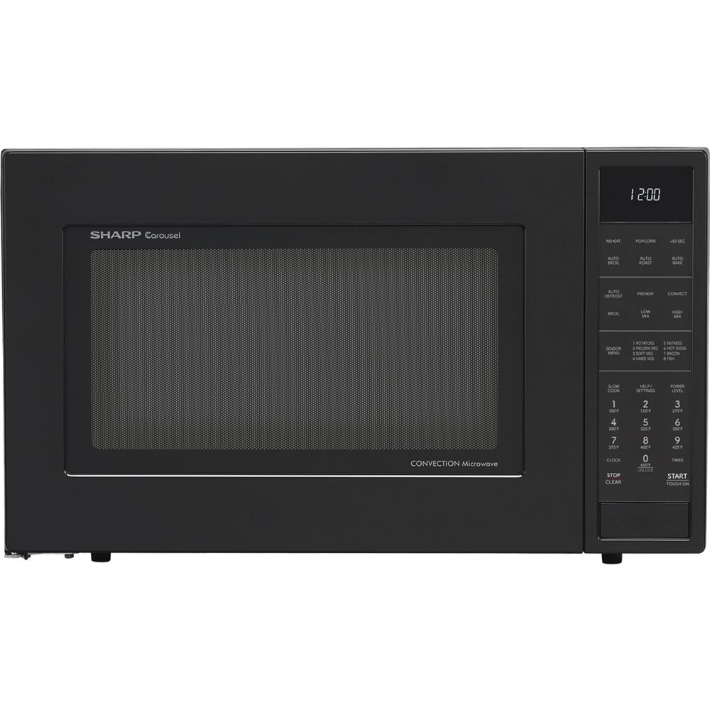 Sharp Appliances 1.5 CF Carousel Countertop Microwave Oven, Convection